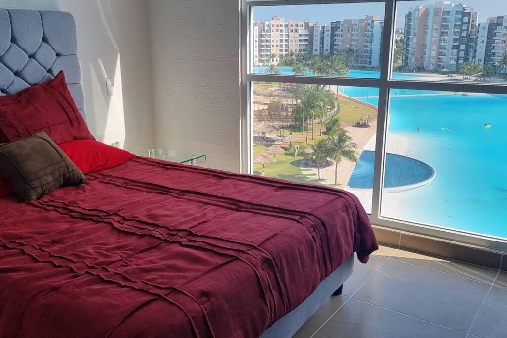 Departamento Con Laguna Artificial Κανκούν Εξωτερικό φωτογραφία