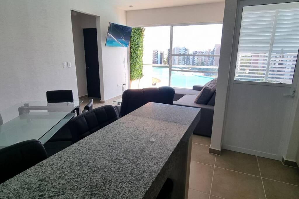 Departamento Con Laguna Artificial Κανκούν Εξωτερικό φωτογραφία