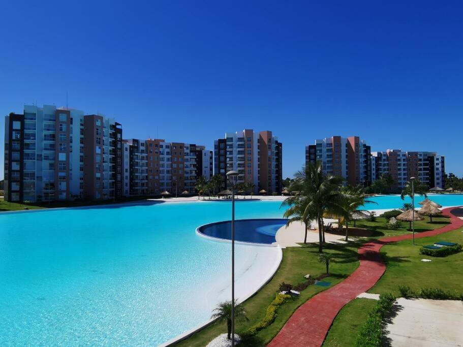 Departamento Con Laguna Artificial Κανκούν Εξωτερικό φωτογραφία