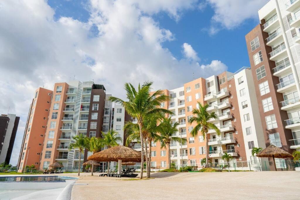 Departamento Con Laguna Artificial Κανκούν Εξωτερικό φωτογραφία